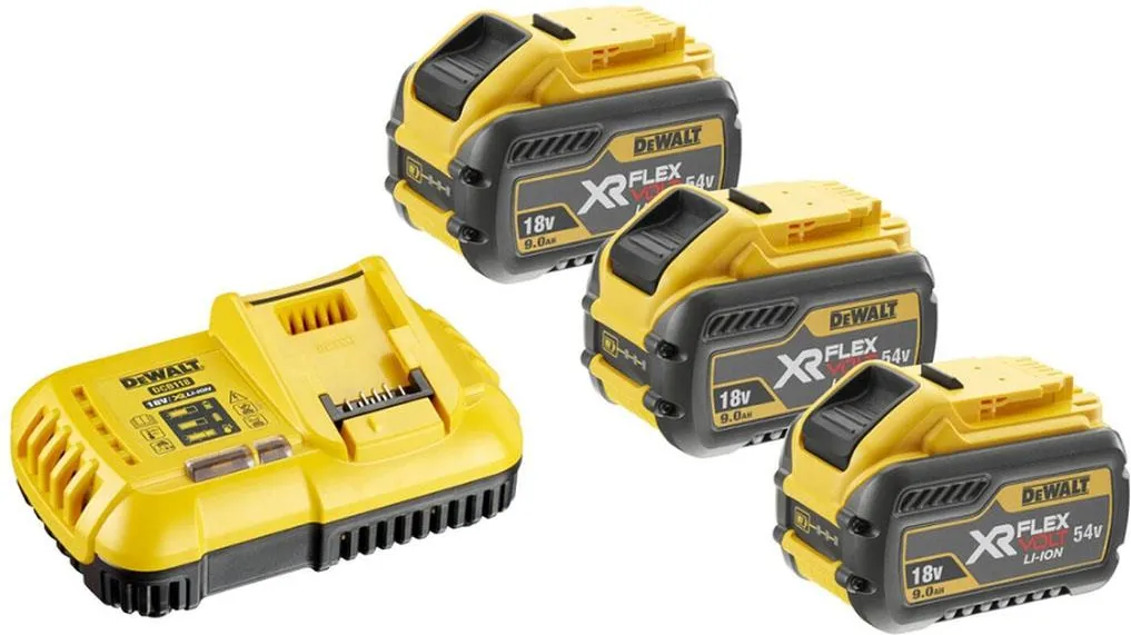 АКБ и ЗУ DeWalt 3 x 9.0 Ач DCB118X3