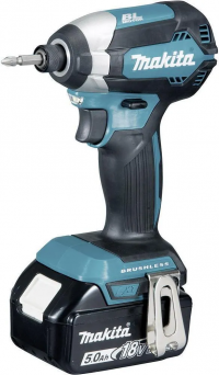 Аккумуляторный ударный шуруповёрт Makita DTD153RTJ 18 В, 2×5,0 А·ч АКБ, ЗУ, кейс Makpac