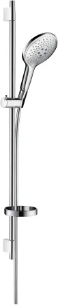 Душевой набор Hansgrohe Raindance Select 150 / Unica S Puro 0,90 м (штанга), белый/хром 27803400