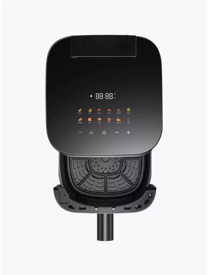 Аэрофритюрница Panasonic NF-CC500, 1450 Вт, черный/серый