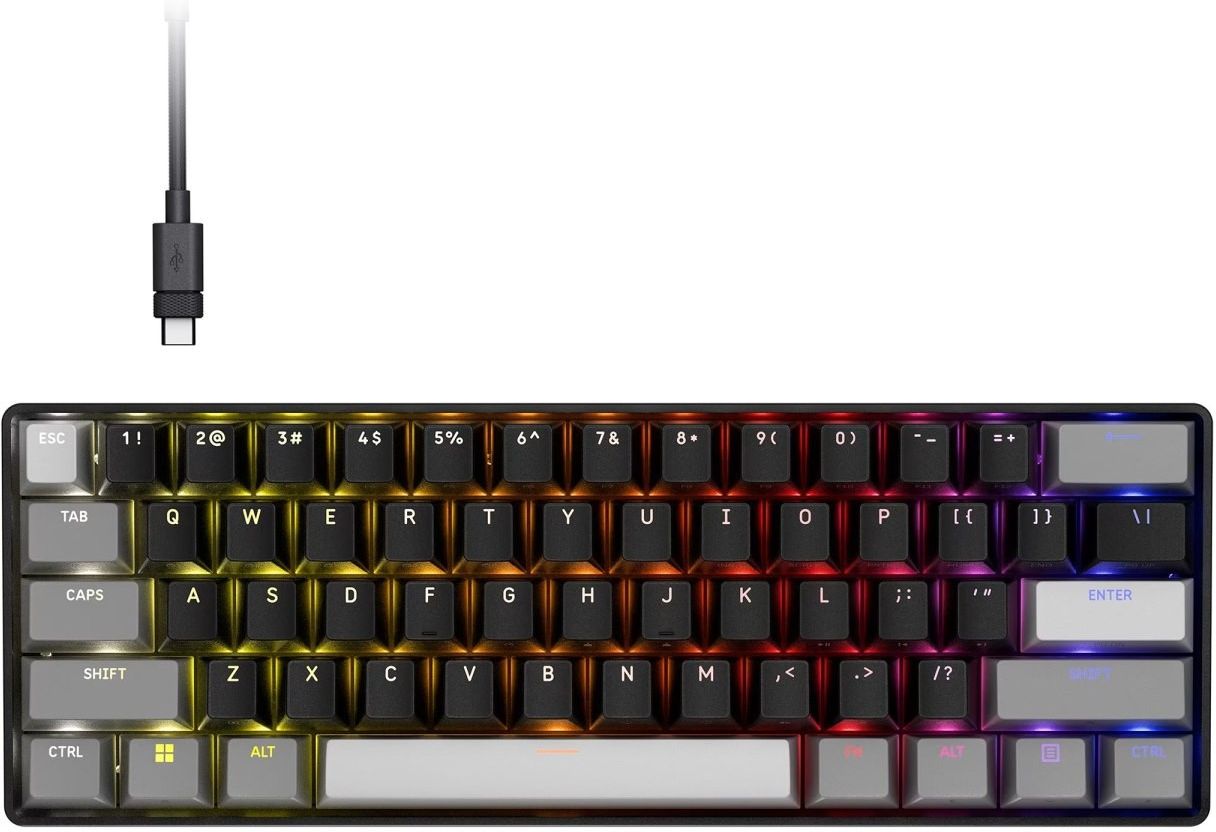 Игровая клавиатура Corsair Clipper Pro Mini 60 CH979101JNA, черная
