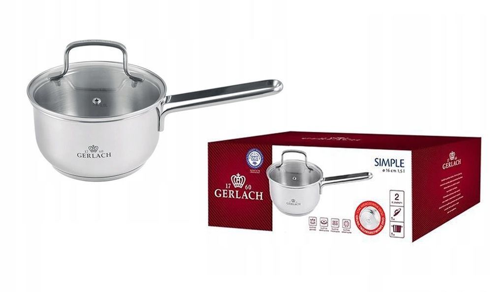 Ковш Gerlach Simple 16Cm 1,5L