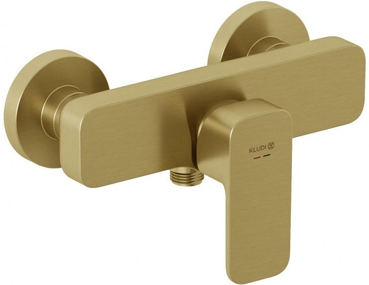 Смеситель для душа Kludi Renon 42831N075, матовое золото