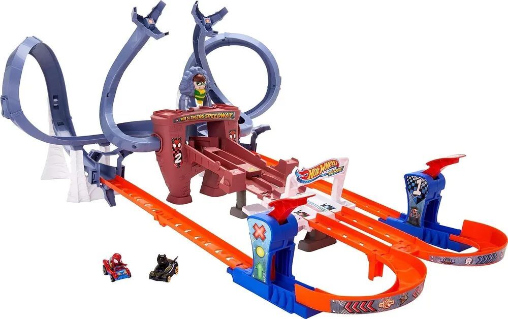 Набор треков для двух машин Hot Wheels RacerVerse Marvel HPL34
