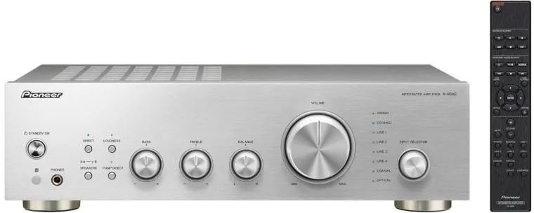 Усилитель Pioneer A-40AE-S, серебристый