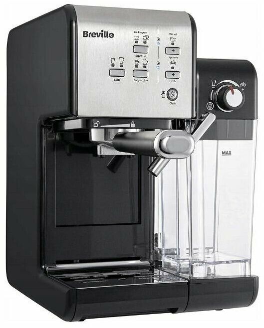 Кофемашина Breville Prima Latte II, черная / VCF108X