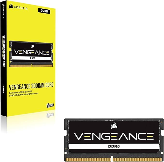 Оперативная память CORSAIR Venegance 64GB 4800MHz CL40 SO-DIMM (CMSX64GX5M2A4800C40)