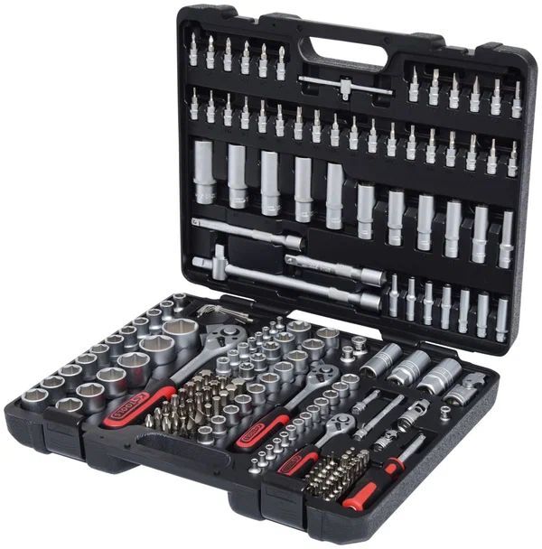 Набор инструментов KS Tools 917.0779, 179 предм., черный/красный