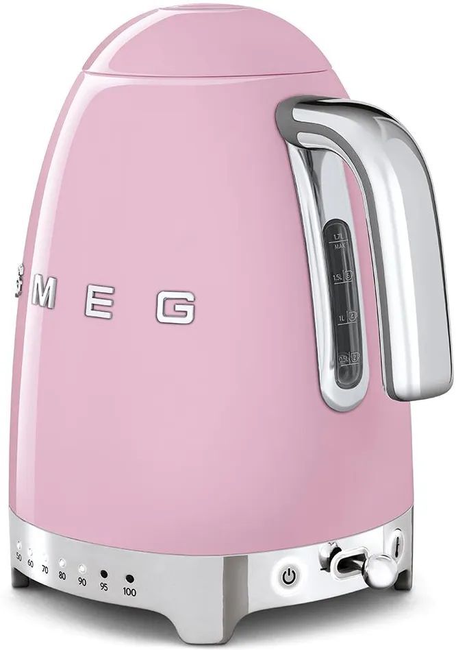 Набор тостер+чайник SMEG TSF01PKEU + KLF04PKEU розовый