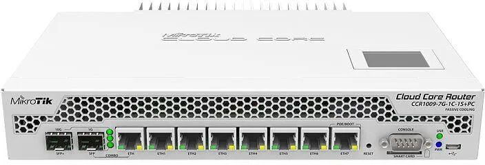 Маршрутизатор MikroTik Cloud Core Route CCR1009-7G-1C-PC