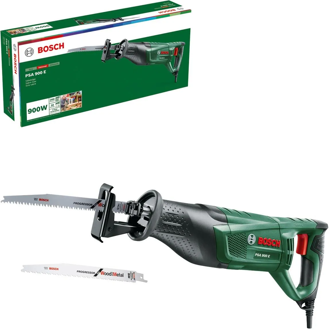 Электрическая пила Bosch PSA 900 E 06033A6000