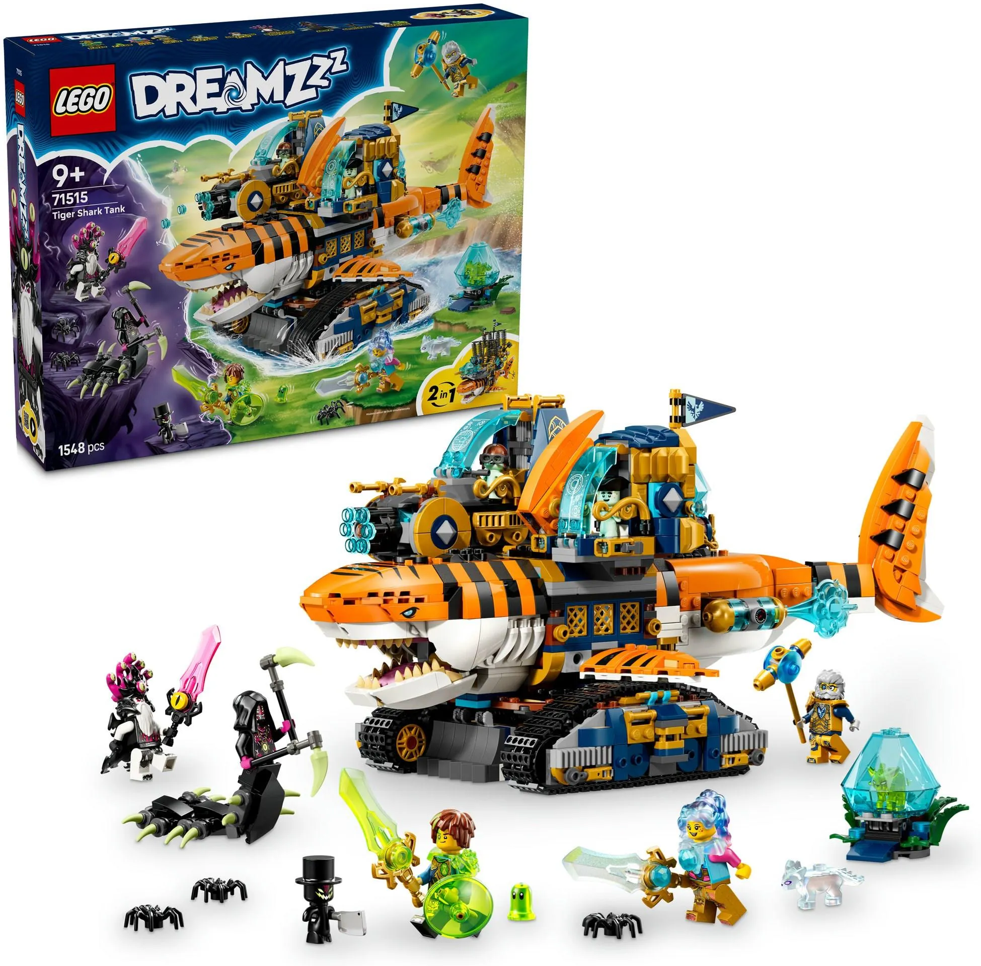LEGO DREAMZzz 71515 Мех-танк «Тигровая акула»