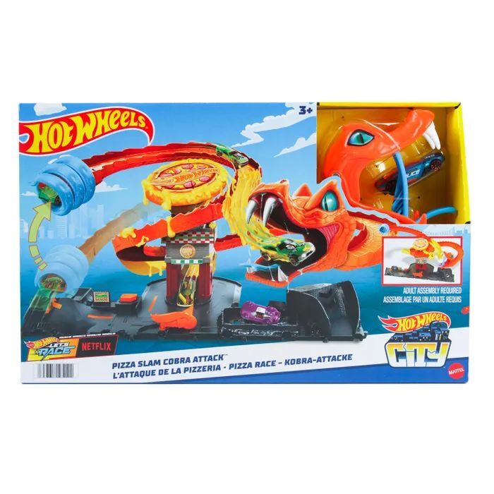 Набор игровой Hot Wheels Крутая пицца Атака кобры HTN81