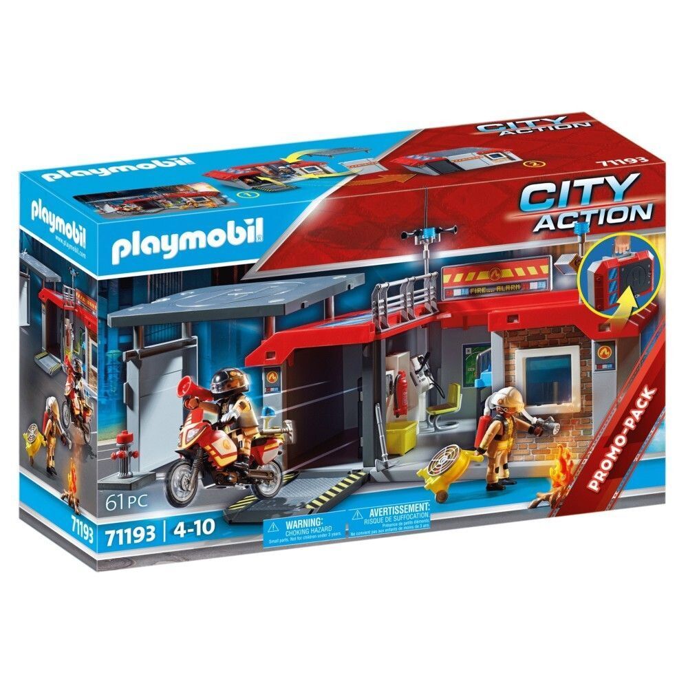 Игровой набор Playmobil 71193 City Action Пожарная станция