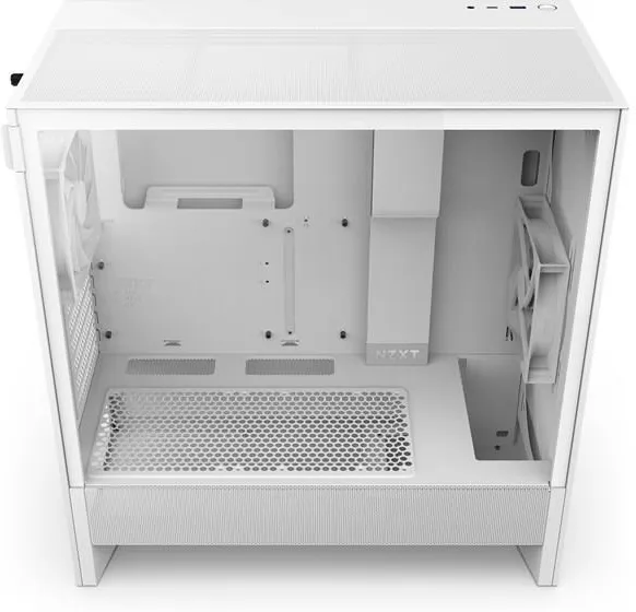 Корпус NZXT H5 Flow, Mid-Tower ATX, белый