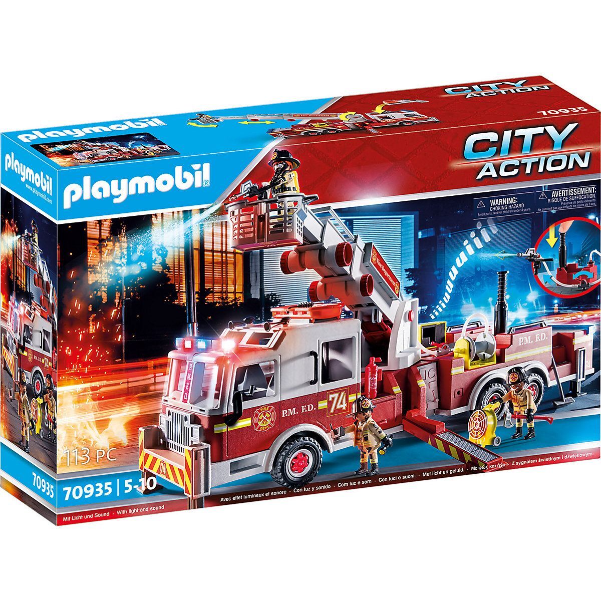 Конструктор Playmobil CITY ACTION 70935 Пожарная машина