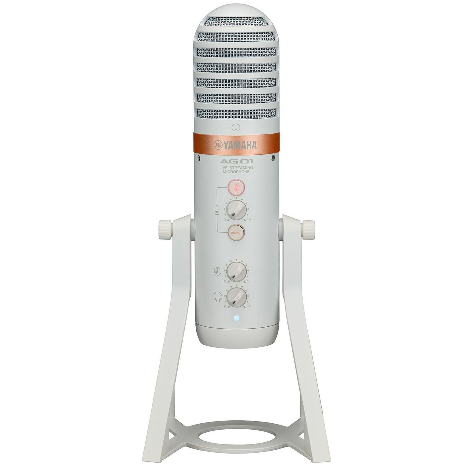 USB-микрофон Yamaha AG01 Streaming Loopback Audio USB Microphone White