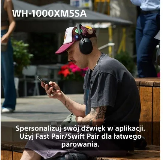 Наушники-вкладыши SONY WH-1000XM5SA ANC черные