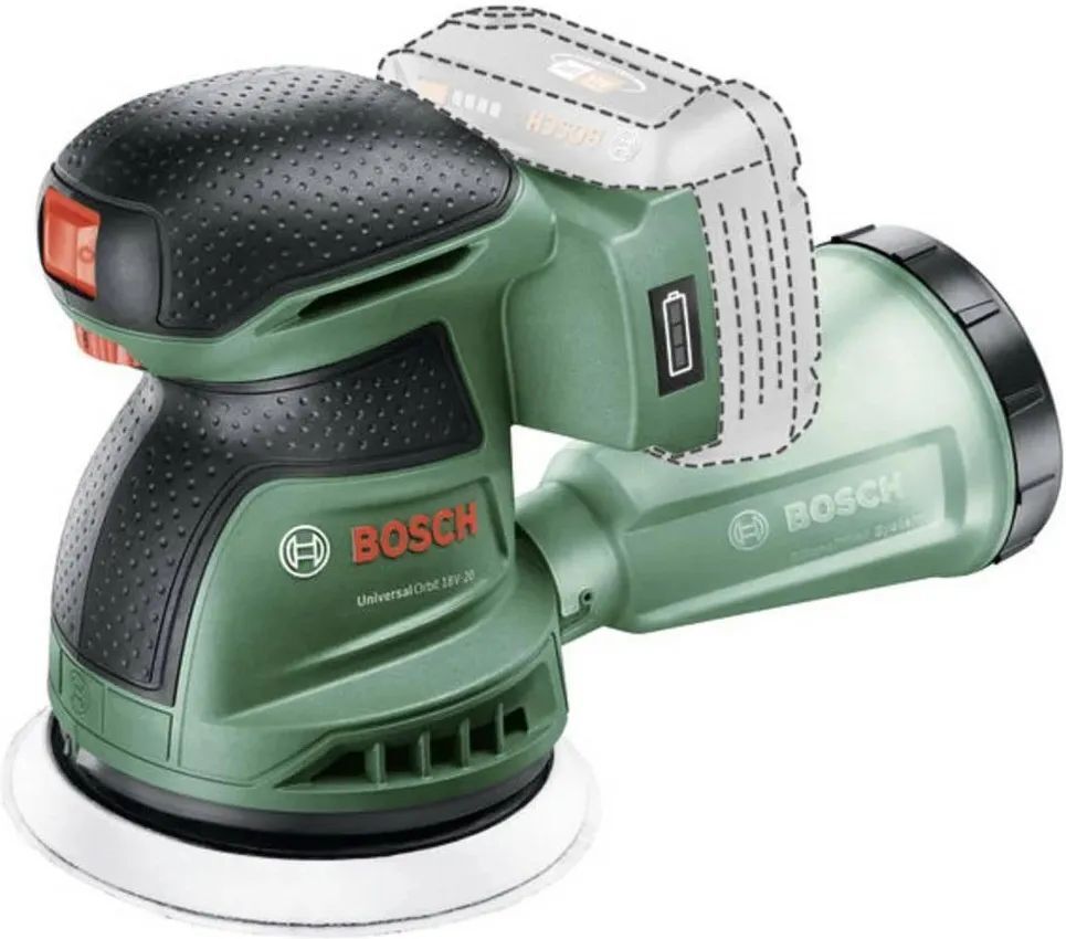 Аккумуляторная эксцентриковая шлифмашина Bosch UniversalOrbit 18V-20 (06033E4100)