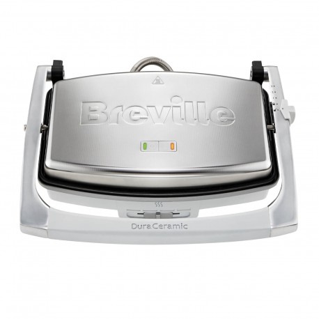 Гриль-пресс Breville DuraCeramic VST071X, серебристый