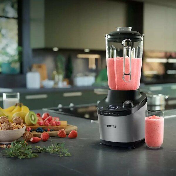 Стационарный блендер PHILIPS HR3760/00, серебристый