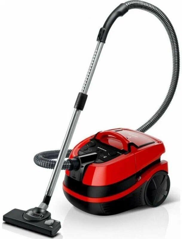 Пылесос Bosch BWD421PET, красный/черный
