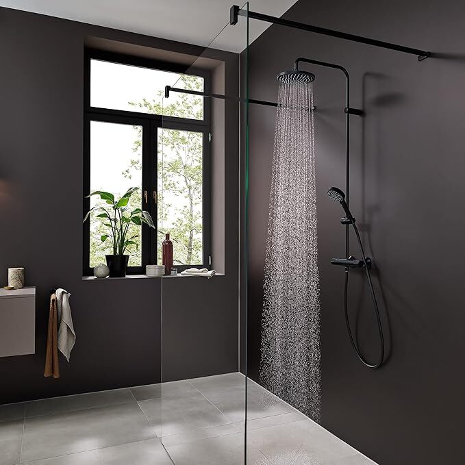 Душевой набор Hansgrohe Vernis Blend 1jet EcoSmart 26089670 Черный Матовый