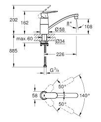 Настенный смеситель Grohe Eurosmart Cosmopolitan DN 15 хром 31170000