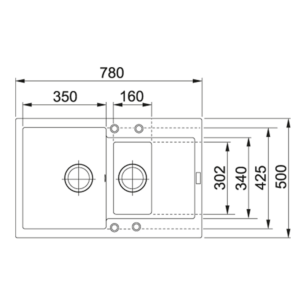 Кухонная раковина Franke Maris MRG 651-78 114.0637.579, черный