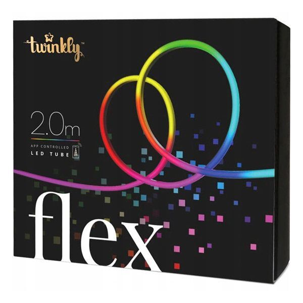 Светодиодная лента Smart Light 2м - Twinkly Flex - 200 шт. RGB + BT + Wi-Fi ( TWFL200STW-WEU )