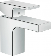 Смеситель для раковины Hansgrohe Vernis Shape 70 с металлическим сливным гарнитуром, хром 71566000