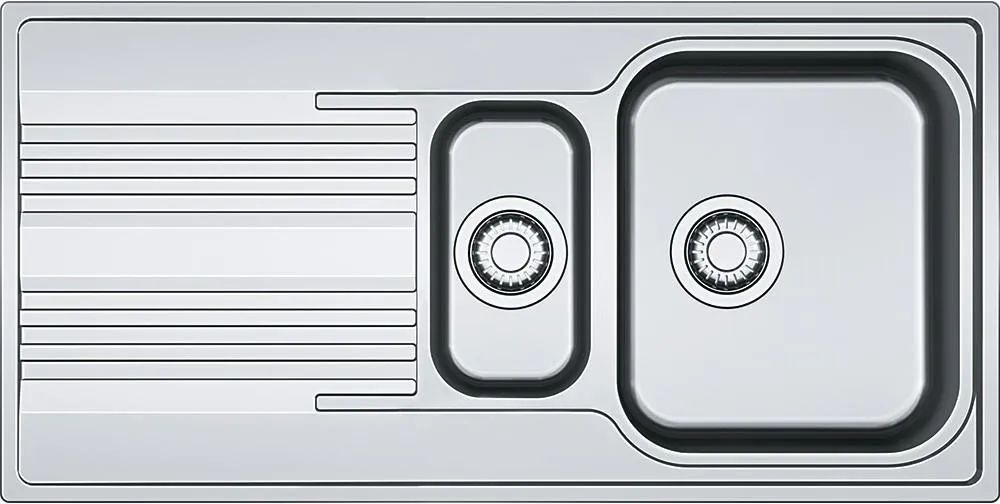 Кухонная раковина Franke Smart SRL 651-100 101.0368.326, нержавеющая сталь, лен