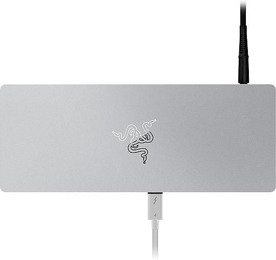 Док-станция Razer Thunderbolt 4 Dock Mercury серебристый (RC21-01690200-R3G1)
