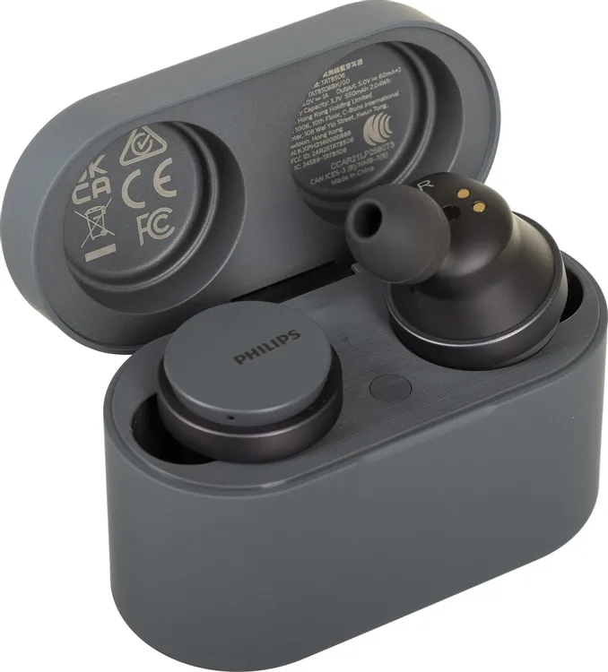 Bluetooth-гарнитура Philips TAT8506BK, черная