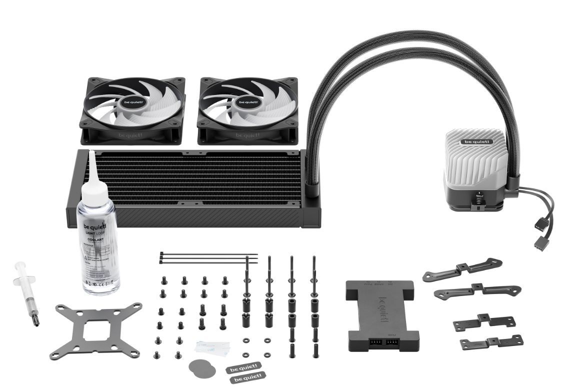 Система жидкостного охлаждения Be Quiet! Light Loop 240mm 2x120mm (BW020)