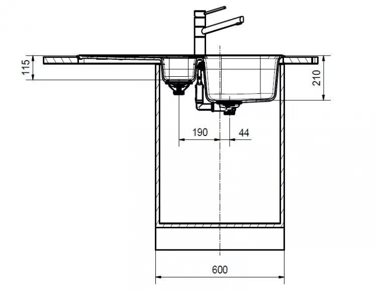 Кухонная раковина Franke Antea AZG 651 114.0498.077 бежевый
