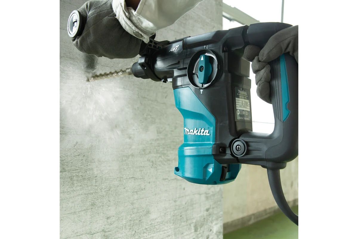 Проводной перфоратор Makita MHR3011FCJ SDS-Plus 1050 Вт с AVT и LED