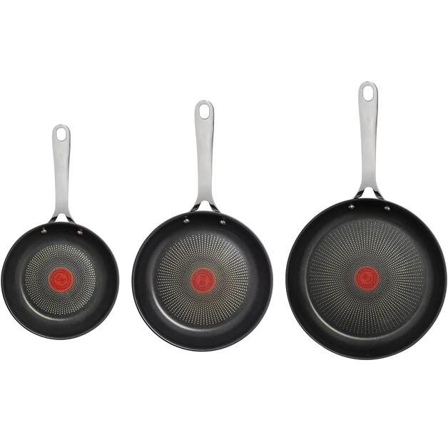 Набор сковород Tefal Jamie Oliver E304S344 20/24/28см 3 предмета