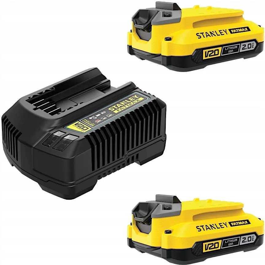 АКБ и ЗУ Stanley Fatmax 18V/2.0Ah SFMCB12D2QW