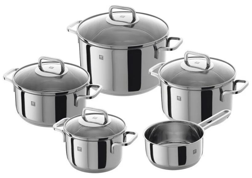 Набор посуды Zwilling J. A. Henckels Quadro 65060-000, 9 пр. серебристый