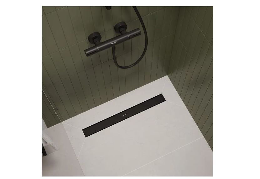Линейный слив Hansgrohe Raindrain Go 56270670 черный