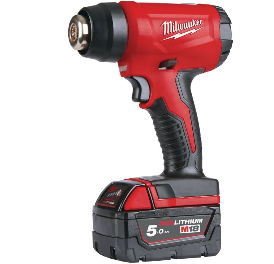 Строительный фен Milwaukee M18 BHG-502C с 25.0 Ah акб, ЗУ и кейсом 4933459772