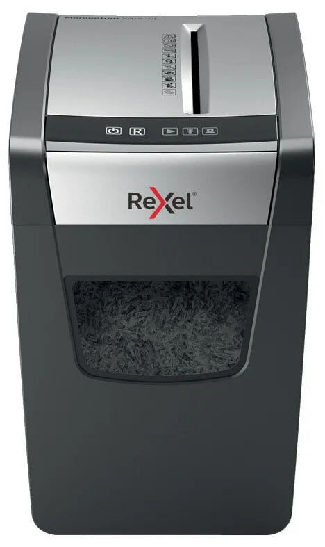 Rexel Momentum X312-SL измельчитель бумаги Particle-cut Черный, Серый 2104574EU