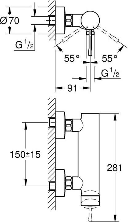 Смеситель Grohe Essence Supersteel 33636DC1