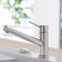 Смеситель кухонный Villeroy&Boch Como низкого давления матовая нержавеющая сталь