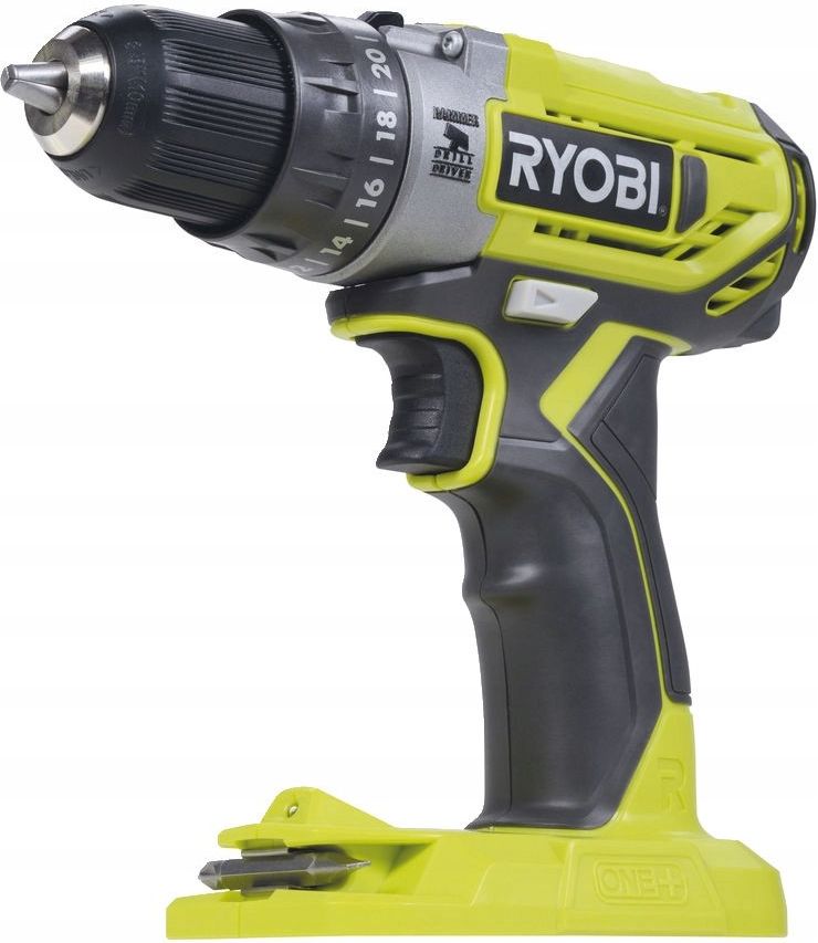Аккумуляторная ударная дрель-шуруповерт RYOBI R18PD2-215G с 2 АКБ и ЗУ