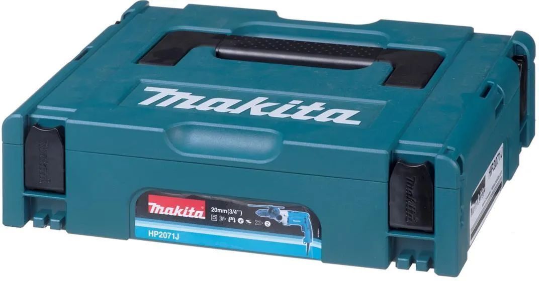 Проводная ударная дрель Makita HP2071J с кейсом