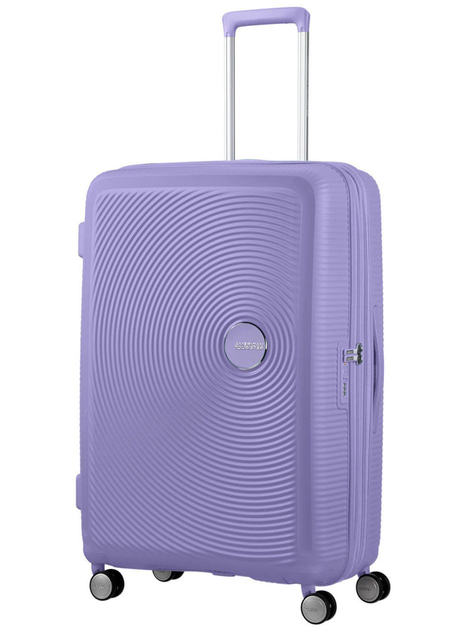 Чемодан American Tourister Soundbox, 77 см, увеличиваемый, Фиолетовый
