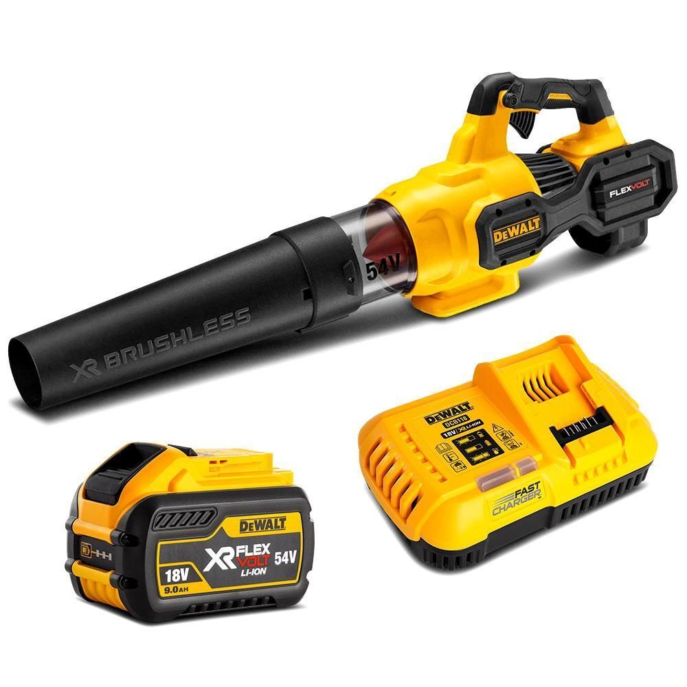 Аккумуляторный аксиальный воздуходув 54В, 3 Ач DEWALT DCMBA572X1