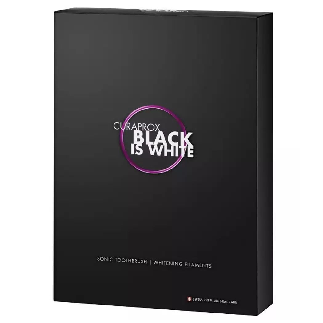 Звуковая зубная щетка Hydrosonic Black is White в наборе